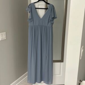 Birdy Grey Hannah Dress in Dusty Blue